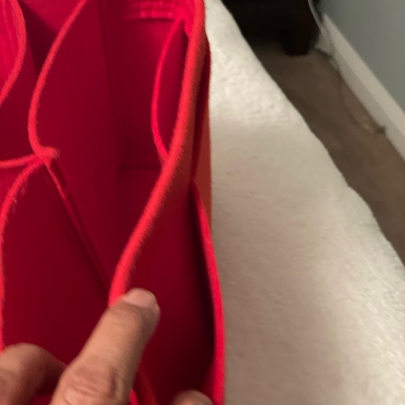 Authentic Red Samorga bag organizer for LV speedy 30. Slightly used. - Picture 8 of 9